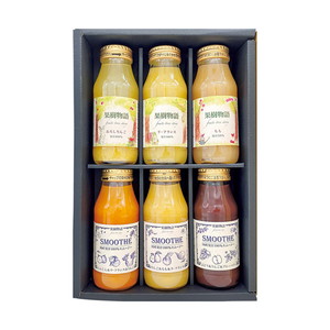 果樹物語 国産果汁のドリンク&スムージー6本セット