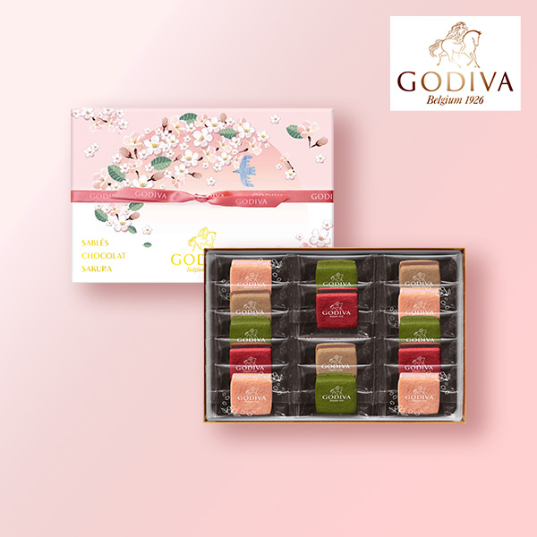 【3/25までの限定価格】GODIVA サブレショコラ 桜 (14個入)