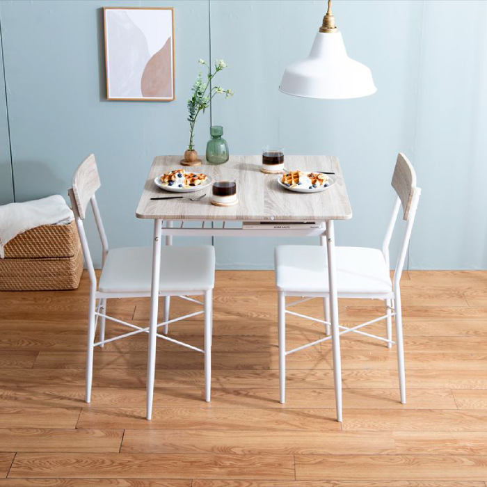 愛品倶楽部柏店】IKEA 片バタ式ダイニングテーブル&チェア3脚