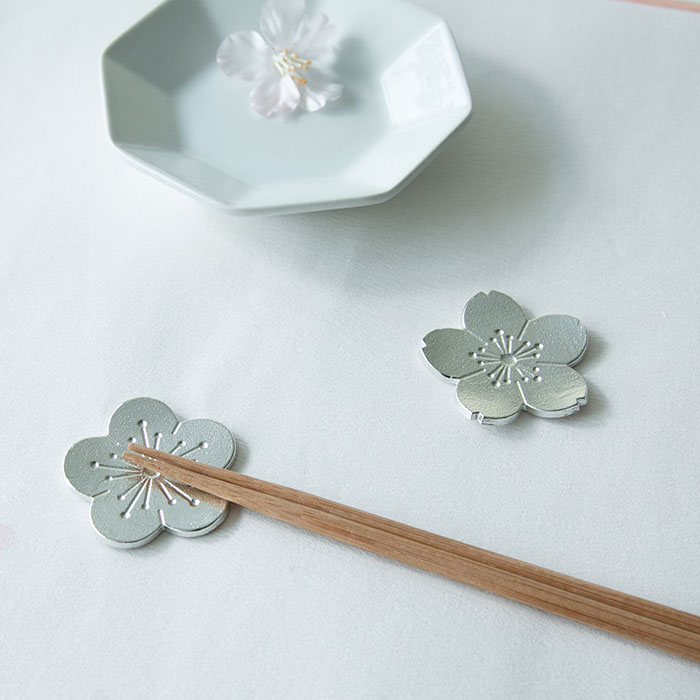 ⭐︎まろん⭐︎能作　桜　箸置き5つ➕菓子置き2つセット ⭐︎まろん⭐︎能作 桜 箸置き5つ➕菓子置き2つセット 箸