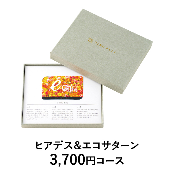 カード型 リンベルカタログギフト プラスエコグルメ【3800円コース】ヒアデス＆エコサターン