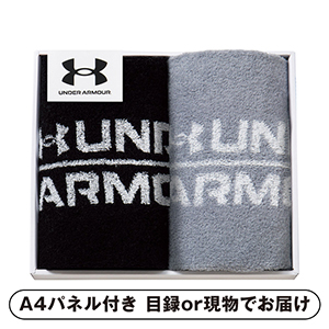 アンダーアーマー フェイスタオル2P【パネル・目録付】