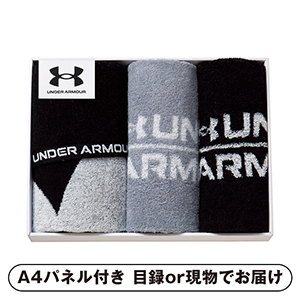アンダーアーマー スポーツ1P・フェイスタオル2P【パネル・目録付】