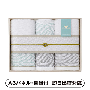 瀬戸内逸品 しおさい バス2P・フェイスタオル2P【パネル・目録付】