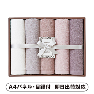 OUCHI TSUKAI スリムバスタオル5P【パネル・目録付】