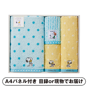 ピーナッツ スヌーピー ハグ タオルセット【パネル・目録付】