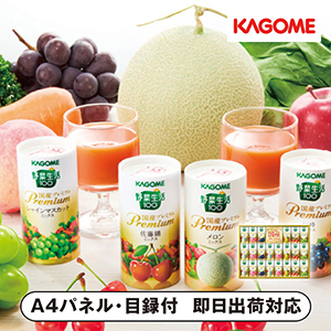 カゴメ 野菜生活100 国産プレミアムギフト（紙容器） B【パネル・目録付】