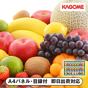 カゴメ フルーツ+野菜飲料ギフト E【パネル・目録付】