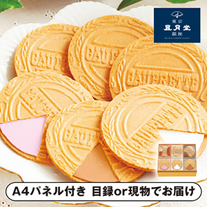 東京風月堂 ゴーフレット72枚入（包装済）【パネル・目録付】