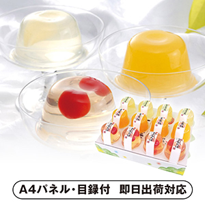 山形のフルーツゼリー【パネル・目録付】