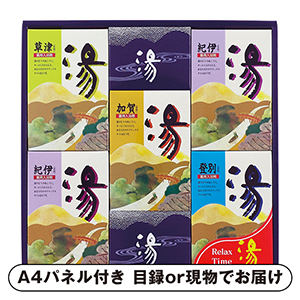 湯シリーズ 薬用入浴剤 湯ギフトC【パネル・目録付】