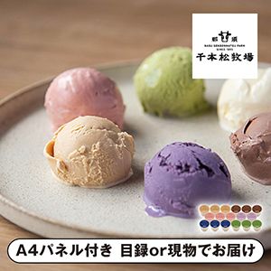 千本松牧場 ピュアミルクアイス C【パネル・目録付】