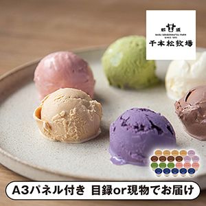 千本松牧場 ピュアミルクアイス D【パネル・目録付】