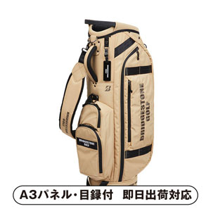 アーバンカジュアルモデルキャディバッグ ベージュ【パネル・目録付】
