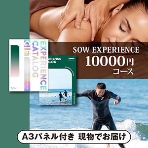 SOW EXPERIENCE 総合版カタログギフト【10000円コース】（GREEN） 【パネル付】