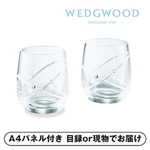 【Wedgwood】プロミシス ウィズディスリング タンブラー ペア【パネル・目録付】