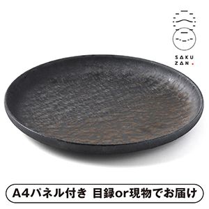 【SAKUZAN】Style-B 21cm プレート Gold BR【パネル・目録付】