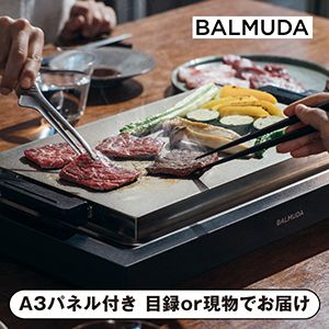 【BALMUDA】バルミューダ ザ プレート プロ ブラック【パネル・目録付】