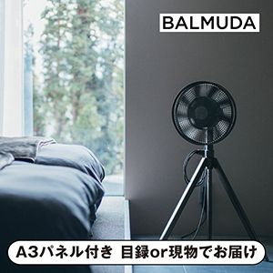 【BALMUDA】グリーンファン スタジオ ブラック【パネル・目録付】