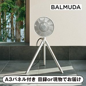 【BALMUDA】グリーンファン スタジオ ホワイト【パネル・目録付】