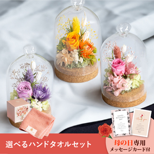 【送料無料】母の日フラワーギフト ミニョン 選べるハンドタオルセット