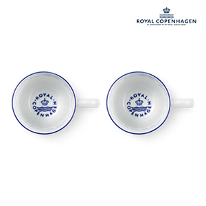 【RoyalCopenhagen】ブルーライン マグ 280ml 2P