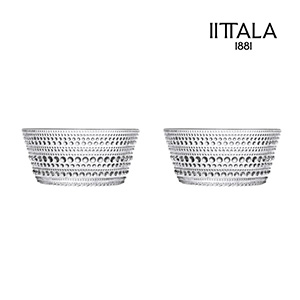 【Iittala】カステヘルミ ボウル 230ml クリア ペア