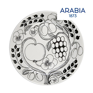 【Arabia】アラビア パラティッシ プレート 21cm ブラック