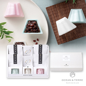 富士絶景手作り最中&日本茶セット