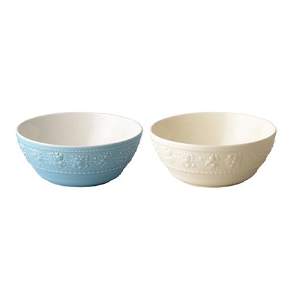 Wedgwood ウェッジウッド フェスティビティ アイボリー ブルー ボール14cm ペア 食器 キッチン用品 調理器ならpiary ピアリー