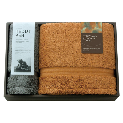 TEDDY ASH 〈テディアッシュ〉 バスタオル1P・ハンドタオル1P