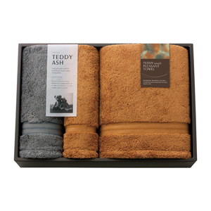 TEDDY ASH 〈テディアッシュ〉 バスタオル1P・フェイスタオル1P・ハンドタオル1P