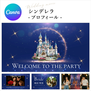 シンデレラファンタジー【自作ムービー】プロフィールムービーテンプレート