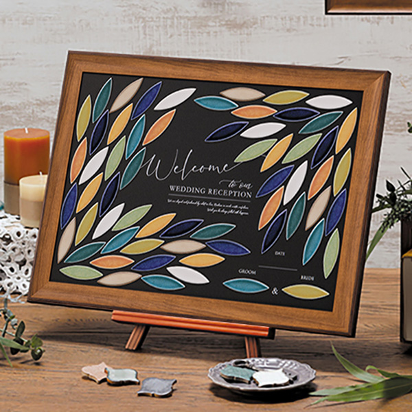 25％OFF】ウェルカムタイルボード(リーブス)L 90名様対応