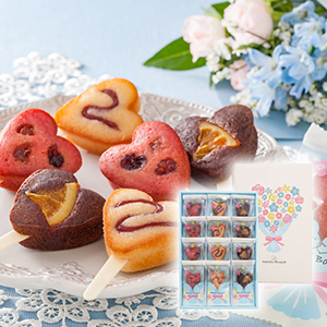 【送料無料】【ハートフルブーケ】ブーケフィナンシェ（12個入）