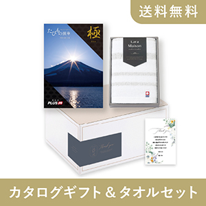 カタログギフト&タオルセット（JTBたびもの撰華【100600円コース