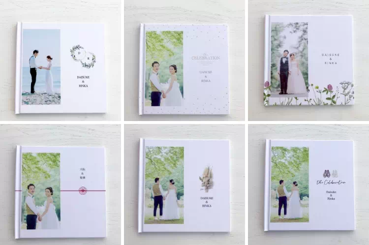 6つの選べる表紙デザイン