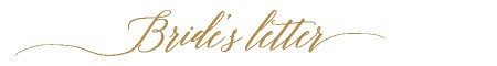 Brides Letter