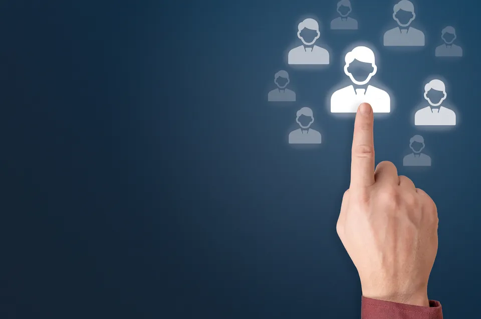 人のアイコンをタッチ