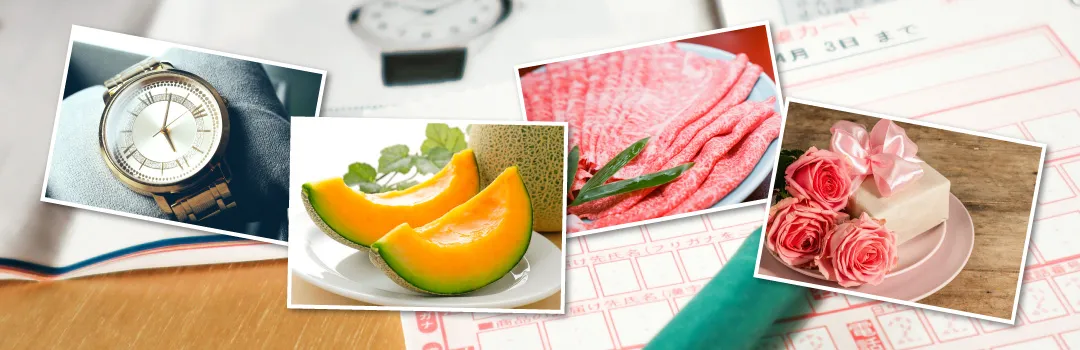 宅配便で送れる！カタログギフトの3品セット