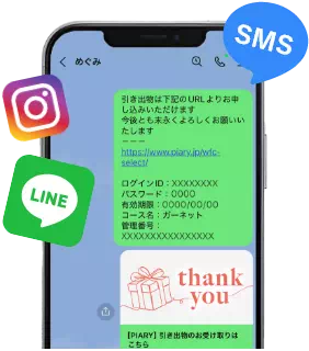 新郎新婦側の操作