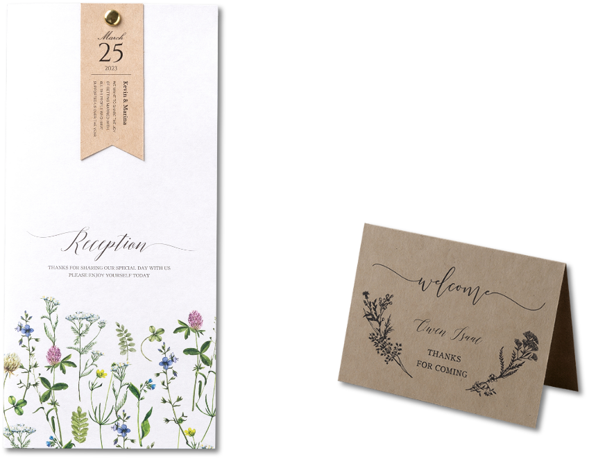 ヒキタク購入で席次表 席札が無料 Piary ピアリー