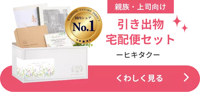引き出物宅配便セット-ヒキタク- くわしく見る