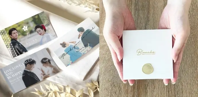 PIARYの引き出物カード