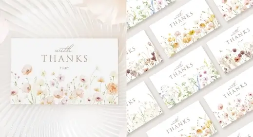 引き出物カード ブランシュ エアリーブーケ シリーズ|結婚式 引き出物