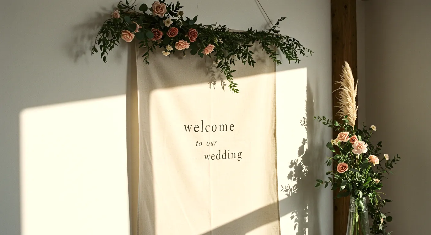 結婚式でウェディングタペストリーが人気！写真を使い手作りする