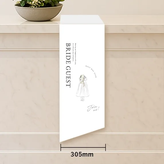 受付タペストリーを受付に設置したイメージ