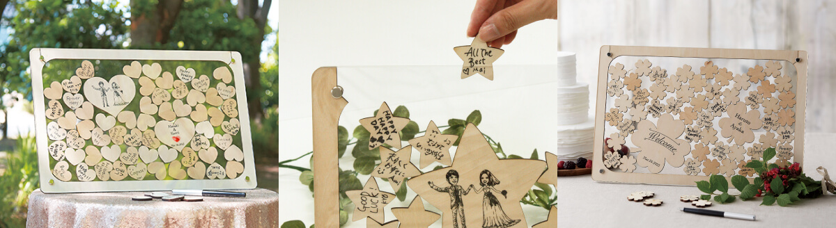 メッセージピースウェルカムボード