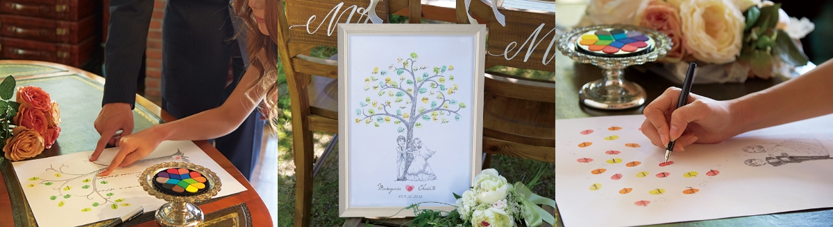 にがおえ指紋アート