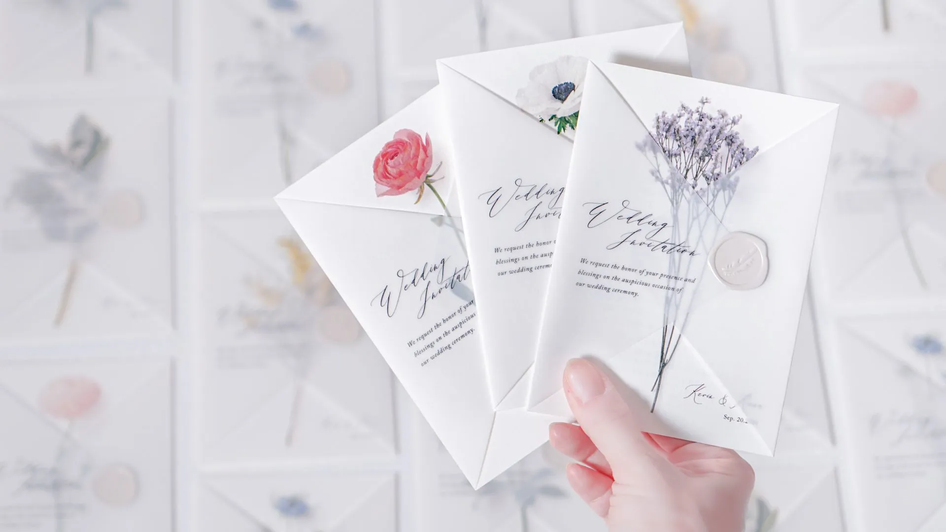 おしゃれな結婚式招待状を厳選！人気のデザインから手作りアイデアまでご紹介